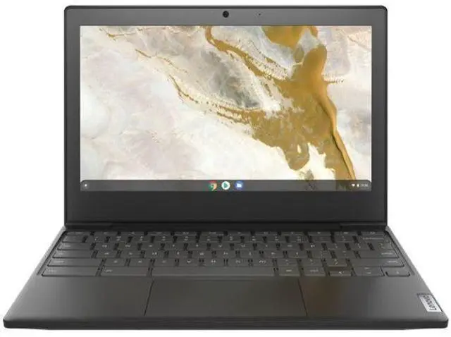 Main image of Lenovo IdeaPad 3 Chromebook 11IGL05 Laptop 11.6" - Intel Celeron N4020 1.10GHz - 32GB - Onyx Black - 4GB RAM - 11.6 Inch - Acceptable (Grade C)