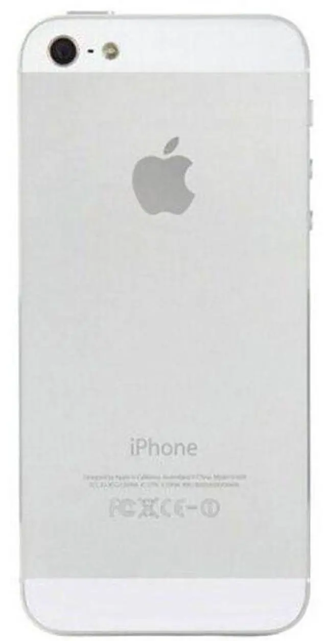 Alt view image 3 of 5 - Apple iPhone 5 - 16GB - Silver - Fully Unlocked - Good (Grade B)