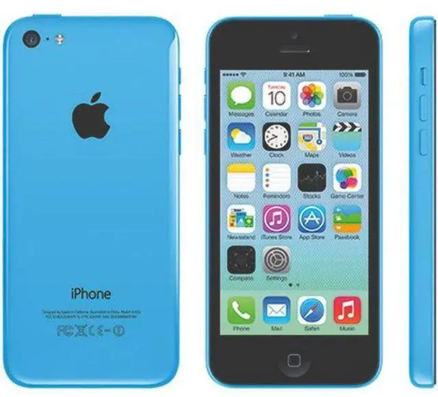 Main image of Apple iPhone 5c - 16GB - Blue - Fully Unlocked - Good (Grade B)