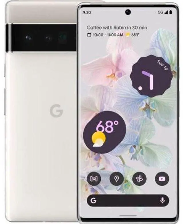 Main image of Google  Pixel 6 Pro - 256GB - Cloudy White - Fully Unlocked - Premium