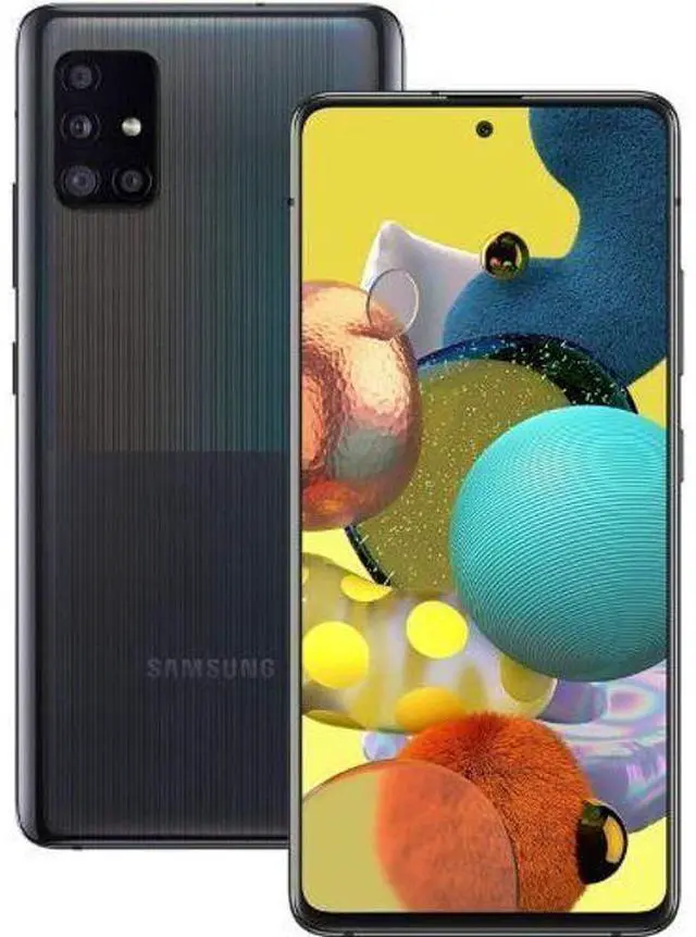 Main image of Samsung Galaxy A51 - 128GB - Prism Cube Black - 5G - Single Sim - 6GB RAM - Fully Unlocked - Excellent (Grade A)