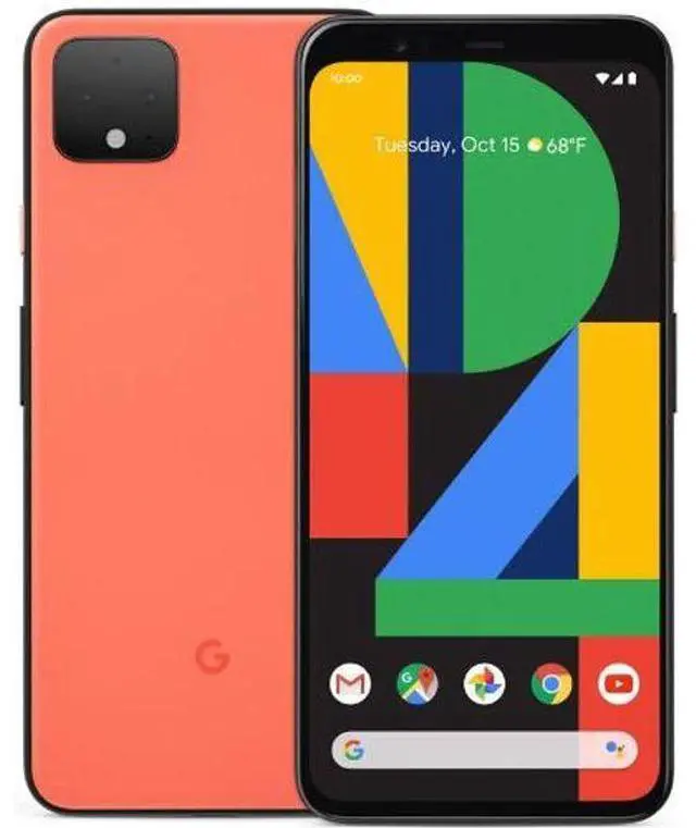 Main image of Google  Pixel 4 XL - 64GB - Oh So Orange - Fully Unlocked - Premium