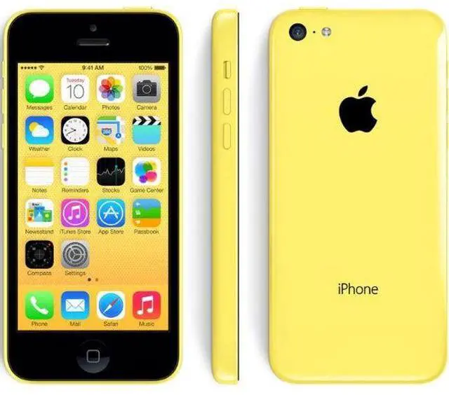 Main image of Apple iPhone 5c - 16GB - Yellow - Fully Unlocked - Good (Grade B)