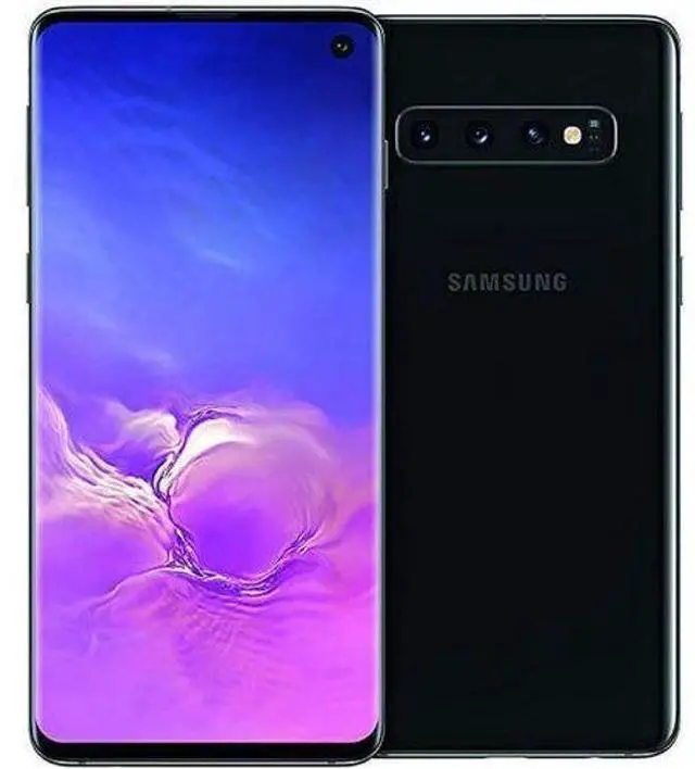 Main image of Samsung Galaxy S10 - 128GB - Prism Black - 4G - Single Sim - AT&T Locked - Good (Grade B)