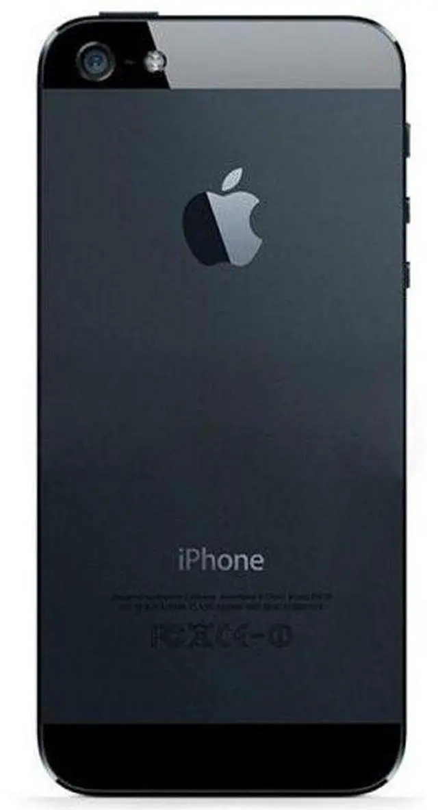 Alt view image 3 of 5 - Apple iPhone 5 - 16GB - Black - Fully Unlocked - Good (Grade B)