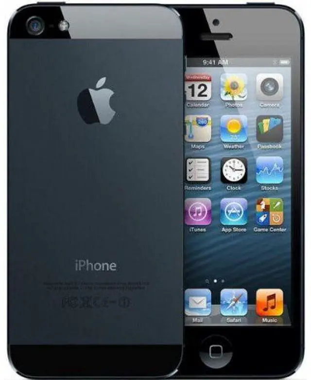 Main image of Apple iPhone 5 - 16GB - Black - Fully Unlocked - Good (Grade B)