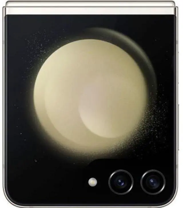 Alt view image 3 of 4 - Samsung Galaxy Z Flip5 (5G) - 256GB - Cream - Fully Unlocked - Good (Grade B)