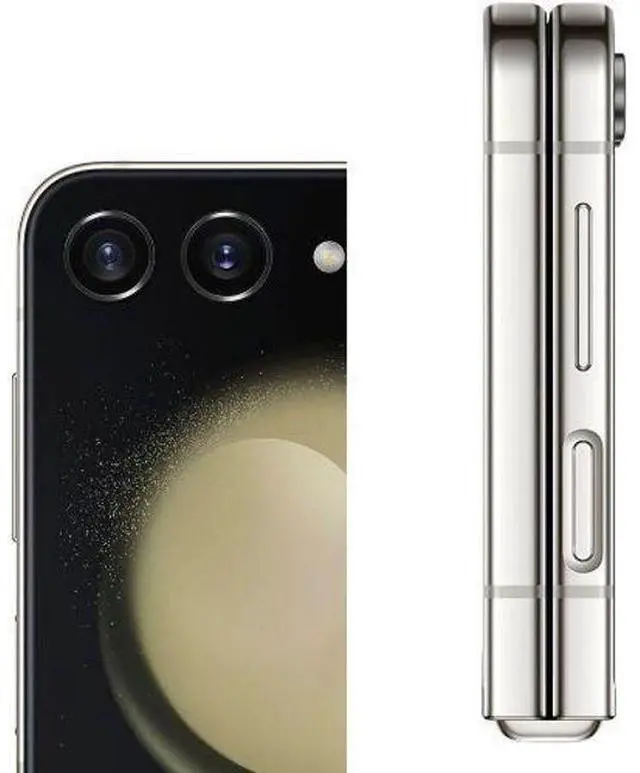 Alt view image 4 of 4 - Samsung Galaxy Z Flip5 (5G) - 256GB - Cream - Fully Unlocked - Good (Grade B)