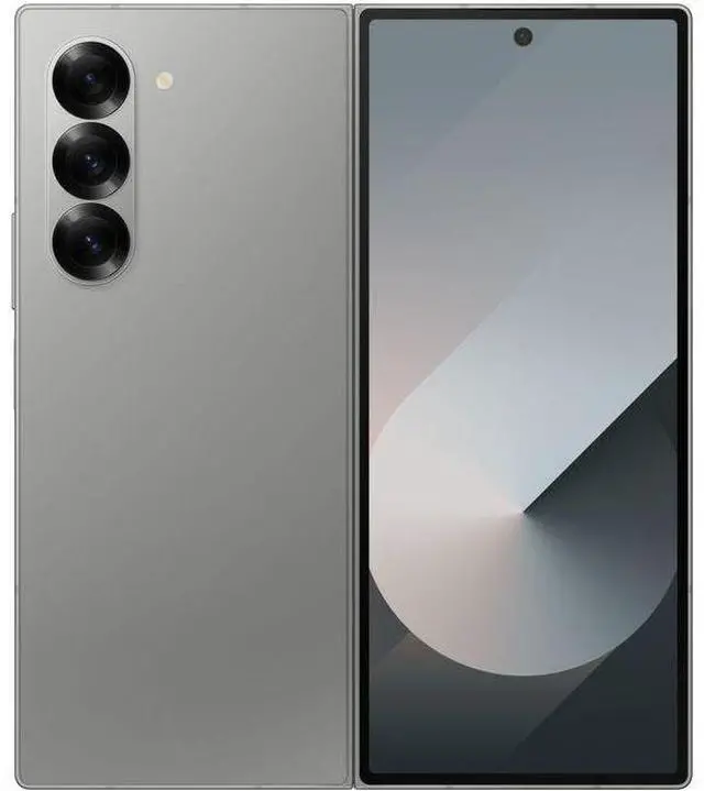 Alt view image 5 of 7 - Samsung Galaxy Z Fold6 - 512GB - Silver Shadow - Single Sim - Fully Unlocked - Good (Grade B)