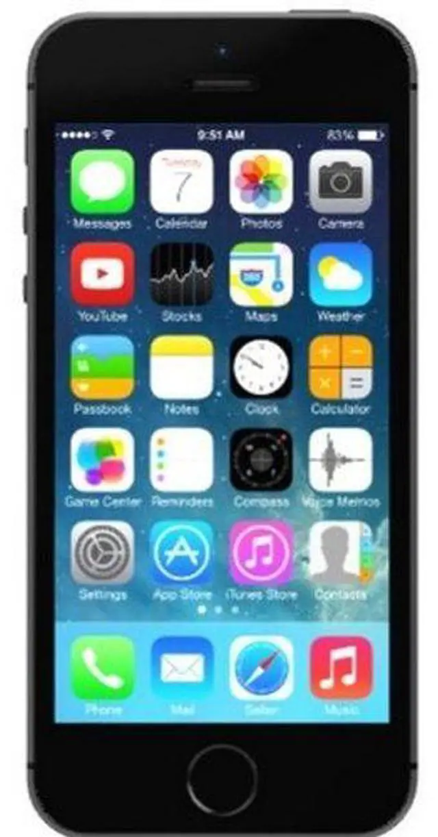 Alt view image 2 of 5 - Apple iPhone 5s - 32GB - Space Grey - Fully Unlocked - Good (Grade B)