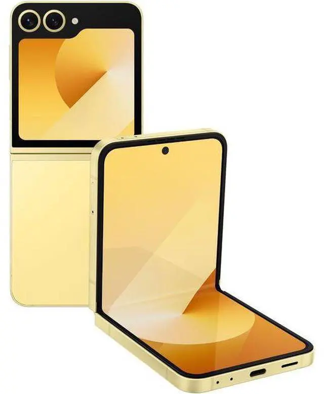 Main image of Samsung Galaxy Z Flip6 - 256GB - Yellow - Fully Unlocked - Excellent (Grade A)