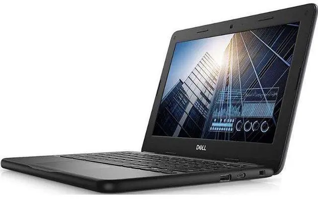 Alt view image 3 of 4 - Dell Chromebook 11 3100 Laptop 11.6" - Intel Celeron N4020 1.1GHz - 32GB - Black - 4GB RAM - 11.6 Inch - Excellent (Grade A)