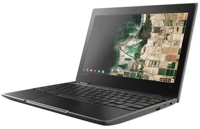 Alt view image 3 of 4 - Lenovo 100e Chromebook (1st Gen) Laptop 11.6" - Intel Celeron N3350 1.10GHz - 64GB - Black - 4GB RAM - 11.6 Inch - Good (Grade B)