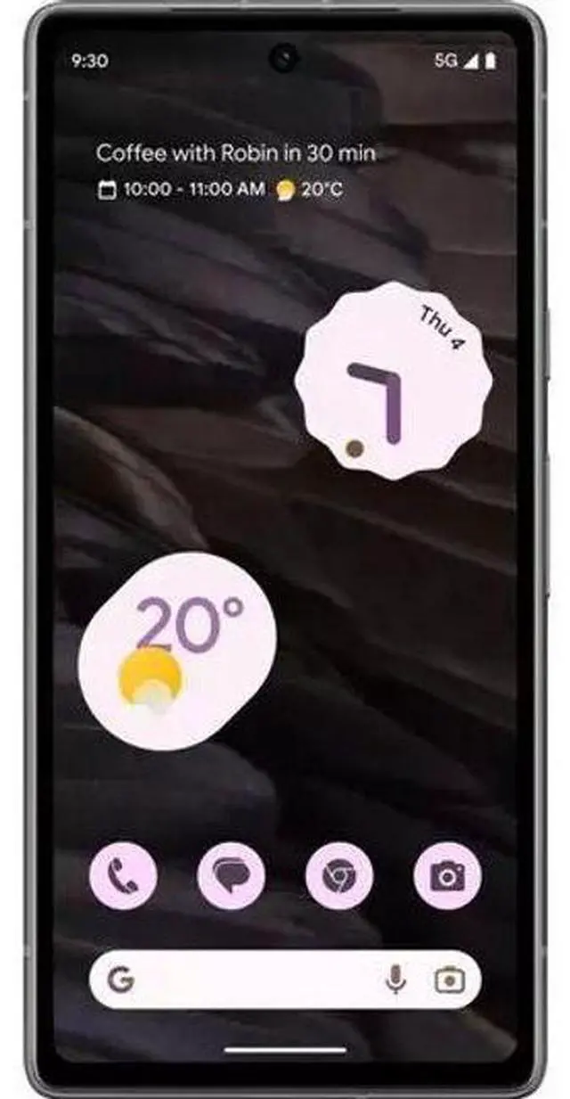 Alt view image 2 of 5 - Google  Pixel 7a - 128GB - Charcoal - Fully Unlocked - Good (Grade B)