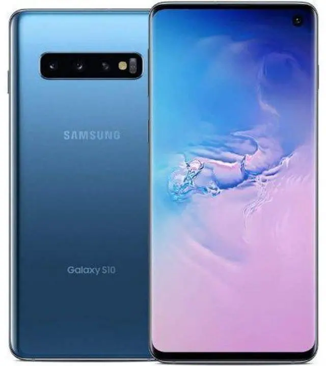 Main image of Samsung Galaxy S10 - 128GB - Prism Blue - 5G - Single Sim - Fully Unlocked - Good (Grade B)