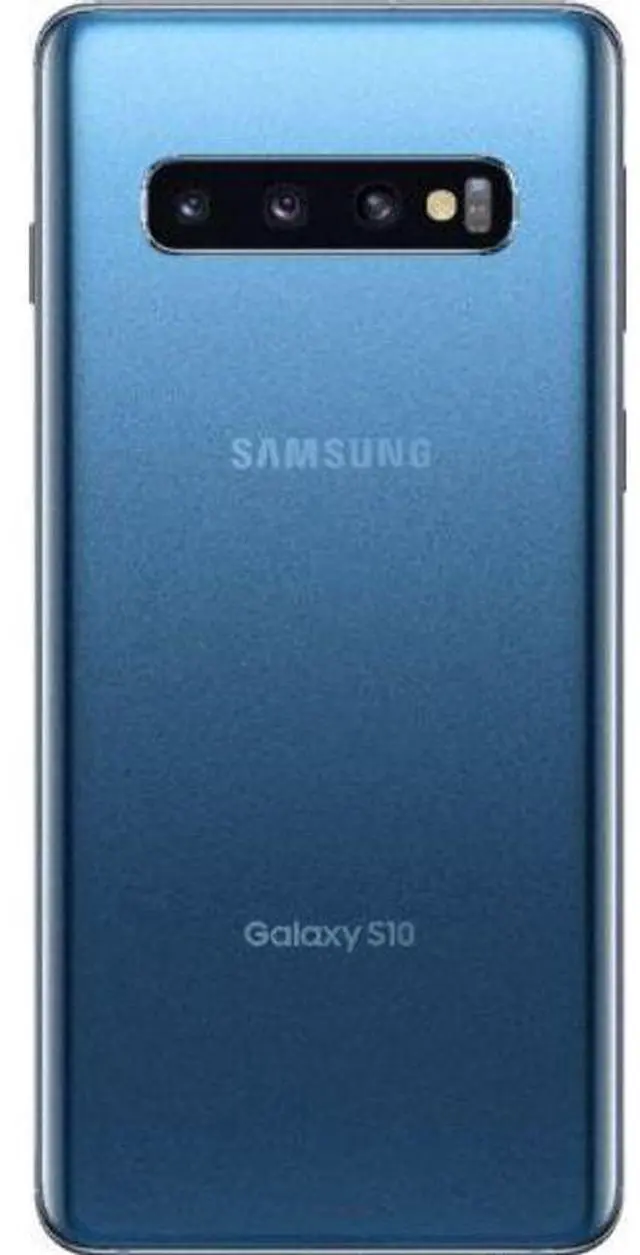 Alt view image 3 of 5 - Samsung Galaxy S10 - 128GB - Prism Blue - 5G - Single Sim - Fully Unlocked - Good (Grade B)