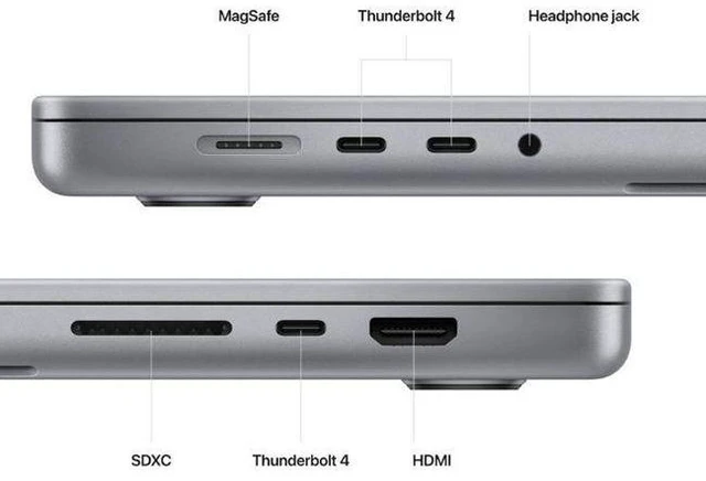 Alt view image 3 of 4 - Apple MacBook Pro 14-inch (2023) - M2 - Apple M2 Pro chip: 10-core CPU/16-Core GPU - 512GB - Space Grey - 16GB RAM - Excellent (Grade A)
