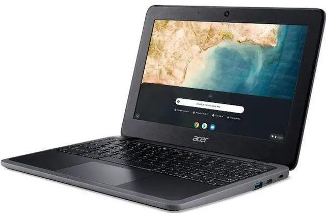 Alt view image 3 of 4 - Acer Chromebook 311 C733 Laptop 11.6" - Intel Celeron N4000 1.1GHz - 32GB - Shale Black - 4GB RAM - 11.6 Inch - Good (Grade B)