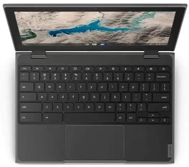 Alt view image 2 of 4 - Lenovo 100e Chromebook (2nd Gen) Laptop 11.6" - AMD A4-9120C 1.6GHz - 32GB - Black - 4GB RAM - 11.6 Inch - Excellent (Grade A)