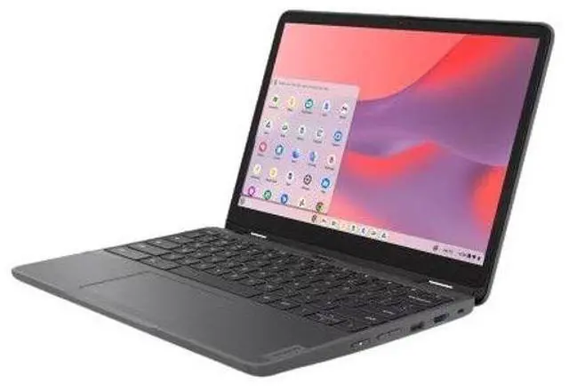 Alt view image 3 of 5 - Lenovo 500e Yoga Chromebook (Gen 4) Laptop 12.2" - Intel Celeron N100 3.4GHz - 32GB - Graphite Grey - 4GB RAM - 12.2 Inch - Excellent (Grade A)