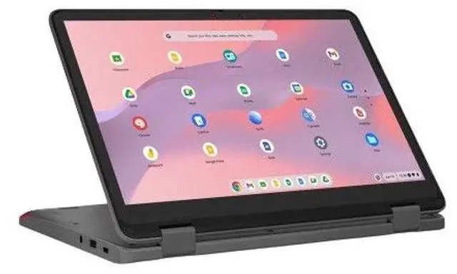 Alt view image 4 of 5 - Lenovo 500e Yoga Chromebook (Gen 4) Laptop 12.2" - Intel Celeron N100 3.4GHz - 32GB - Graphite Grey - 4GB RAM - 12.2 Inch - Excellent (Grade A)