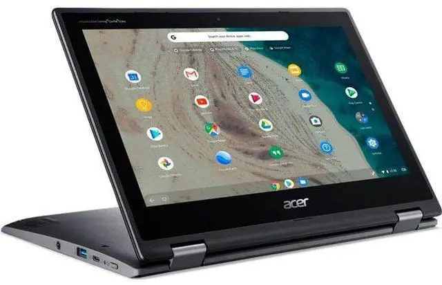 Alt view image 2 of 4 - Acer Chromebook Spin 511 CP511-R752TN 2-in-1 Laptop 11.6" - Intel Celeron N4020 1.1GHz - 32GB - Shale Black - 4GB RAM - 11.6 Inch - Acceptable (Grade C)