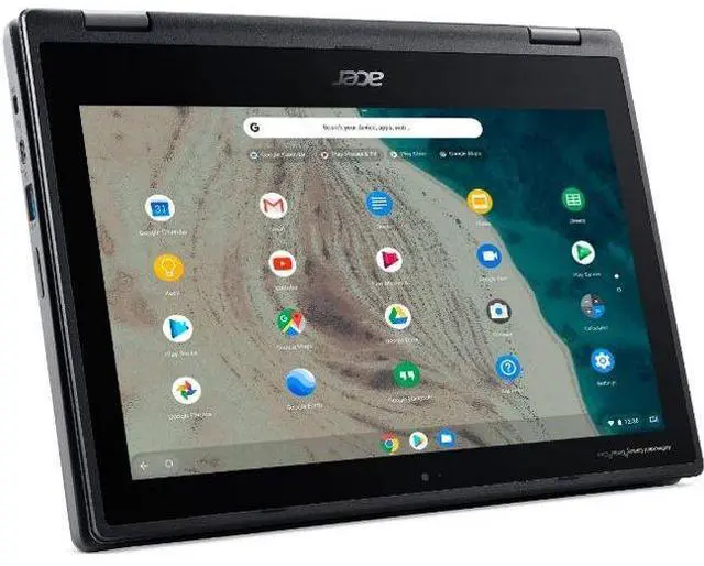 Alt view image 3 of 4 - Acer Chromebook Spin 511 CP511-R752TN 2-in-1 Laptop 11.6" - Intel Celeron N4020 1.1GHz - 32GB - Shale Black - 4GB RAM - 11.6 Inch - Acceptable (Grade C)