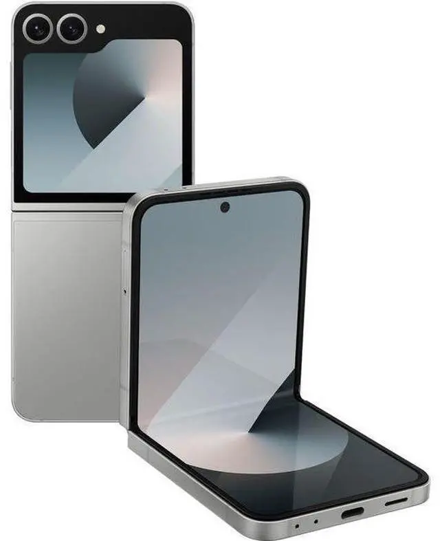 Main image of Samsung Galaxy Z Flip6 - 512GB - Silver Shadow - Fully Unlocked - Premium