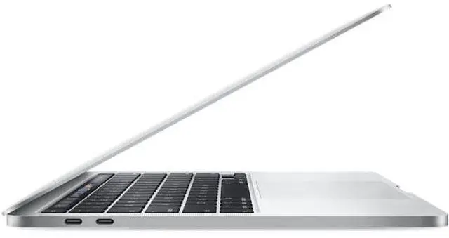 Alt view image 3 of 5 - Apple MacBook Pro 13.3-inch (2020) - M1 - Apple M1 Chip: 8-Core CPU/8-Core GPU - 512GB - Silver - 16GB RAM - 2 Thunderbolts - Touchbar - Good (Grade B)