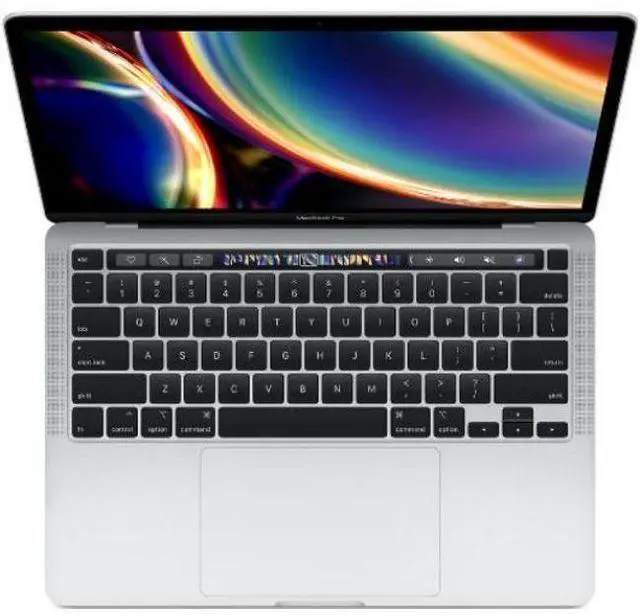 Alt view image 2 of 5 - Apple MacBook Pro 13.3-inch (2020) - M1 - Apple M1 Chip: 8-Core CPU/8-Core GPU - 512GB - Silver - 16GB RAM - 2 Thunderbolts - Touchbar - Good (Grade B)