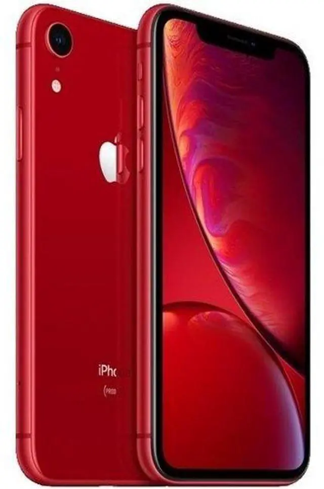 Alt view image 5 of 5 - Apple iPhone XR - 64GB - Red - GSM Unlocked - Good (Grade B)