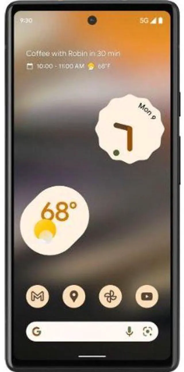 Alt view image 2 of 5 - Google  Pixel 6a - 128GB - Charcoal - AT&T - Excellent (Grade A)