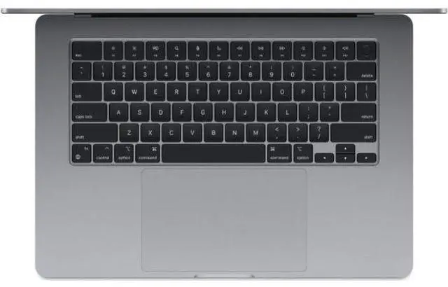 Alt view image 2 of 4 - Apple MacBook Air (2023) 15.3-inch - Apple M2 Chip: 8-Core CPU/10-Core GPU - 256GB - Space Grey - 8GB RAM - Acceptable (Grade C)