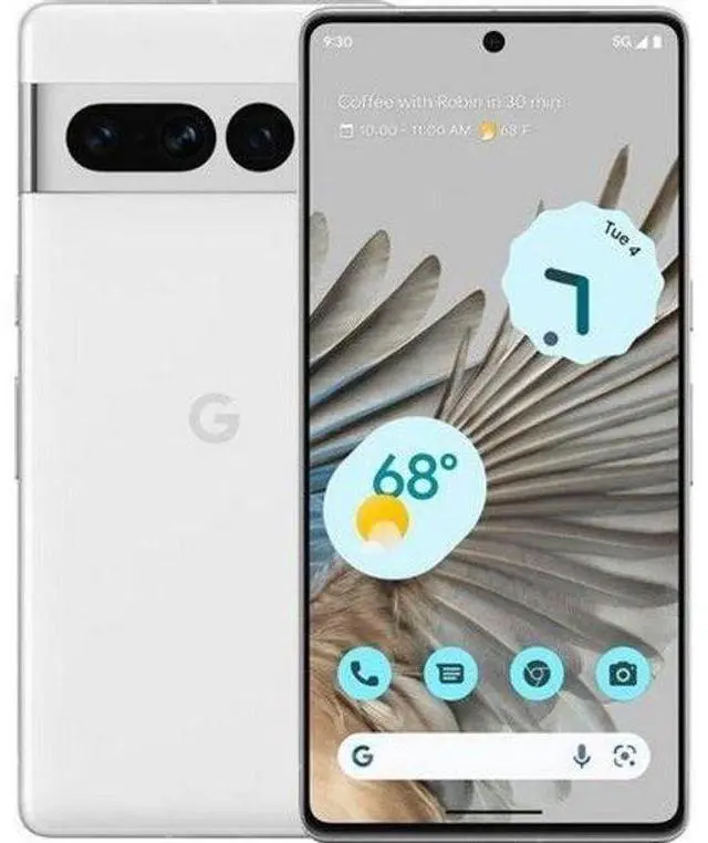 Main image of Google  Pixel 7 Pro - 128GB - Snow - 12GB RAM - Fully Unlocked - Excellent (Grade A)
