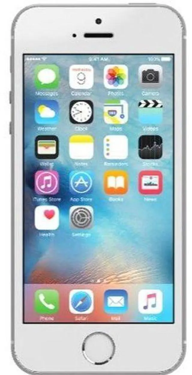 Alt view image 2 of 5 - Apple iPhone SE (2016) - 64GB - Silver - Fully Unlocked - Good (Grade B)