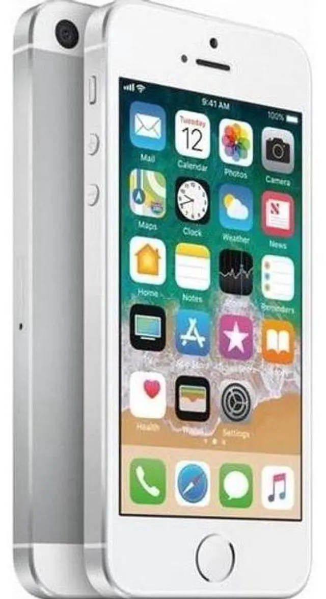 Alt view image 5 of 5 - Apple iPhone SE (2016) - 64GB - Silver - Fully Unlocked - Good (Grade B)