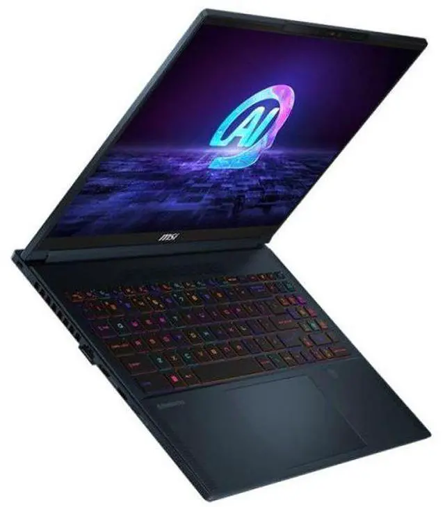 Alt view image 3 of 5 - MSI Stealth 16 AI Studio A1VGG Gaming Laptop 16" - Intel Core Ultra 9 185H 1.0GHz - 1TB - Star Blue - 32GB RAM - 16 Inch - Excellent (Grade A)