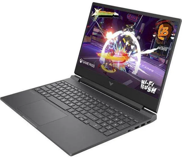 Alt view image 2 of 4 - HP Victus 15-fb2063dx Gaming Laptop 15.6" - AMD Ryzen 5 7535HS 3.3GHz - 512GB - Mica Silver - 8GB RAM - 15.6 Inch - Excellent (Grade A)