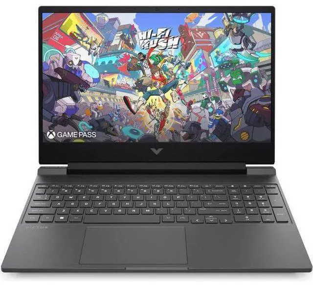 Main image of HP Victus 15-fb2063dx Gaming Laptop 15.6" - AMD Ryzen 5 7535HS 3.3GHz - 512GB - Mica Silver - 8GB RAM - 15.6 Inch - Excellent (Grade A)