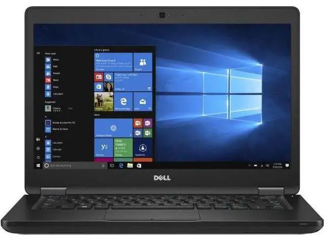 Main image of Dell Latitude 14 5480 Laptop 14" - Intel Core i5-6300U 2.4GHz - 240GB - Black - 32GB RAM - 14 Inch - Excellent (Grade A)