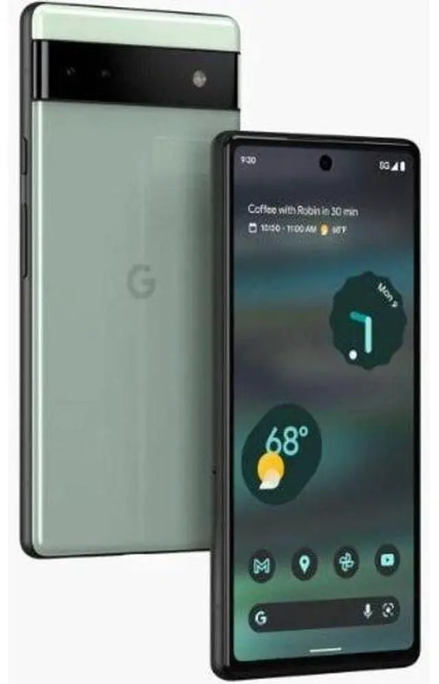 Main image of Google  Pixel 6a - 128GB - Sage - Fully Unlocked - Good (Grade B)
