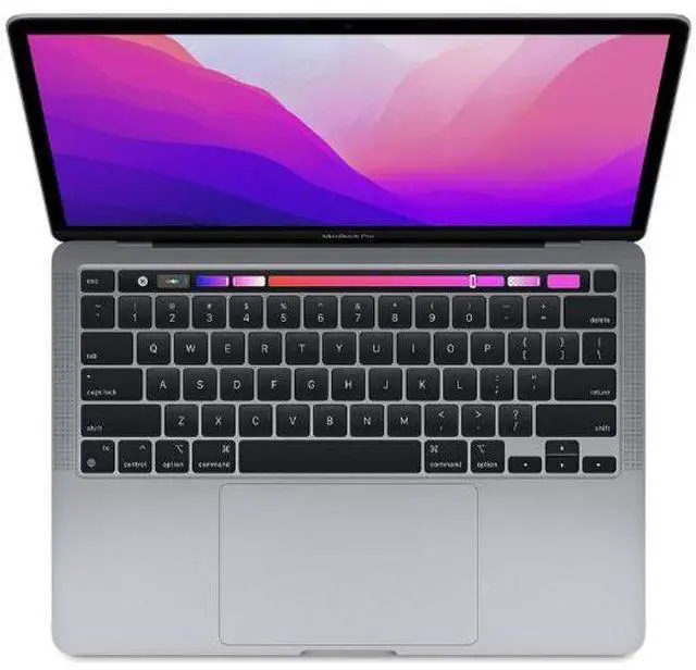 Alt view image 2 of 4 - Apple MacBook Pro (2022) 13.3-inch - Apple M2 chip: 8-Core/10-Core GPU - 256GB - Space Grey - 16GB RAM - US English - Good (Grade B)