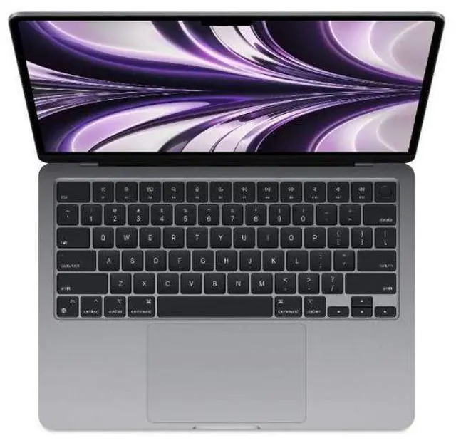 Alt view image 2 of 4 - Apple MacBook Air 13.6-inch (2022) - Apple M2 Chip: 8-Core CPU/10-Core GPU - 256GB - Space Grey - 8GB RAM - Acceptable (Grade C)