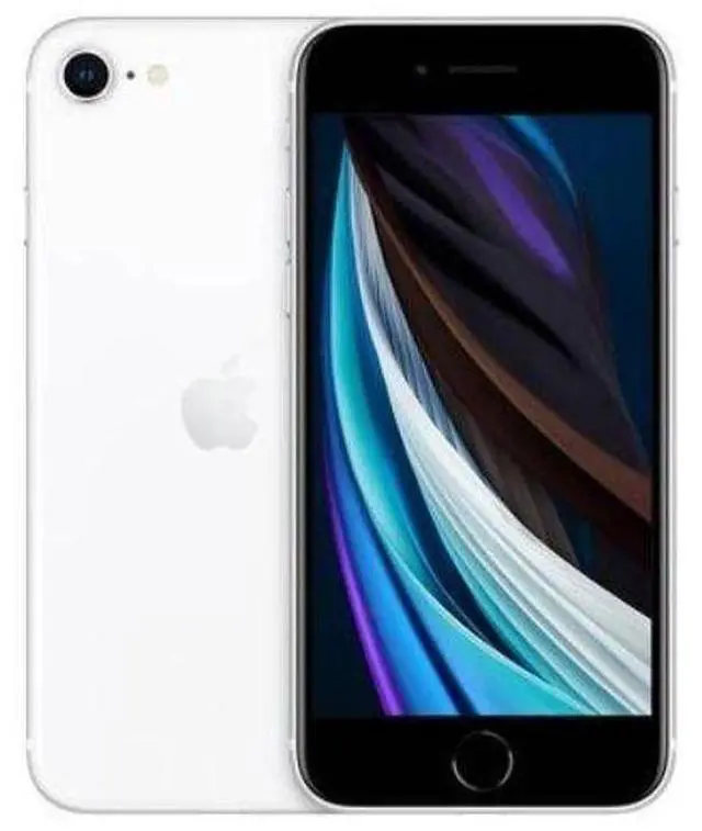 Main image of Apple iPhone SE (2020) - 64GB - White - Fully Unlocked - Excellent (Grade A)