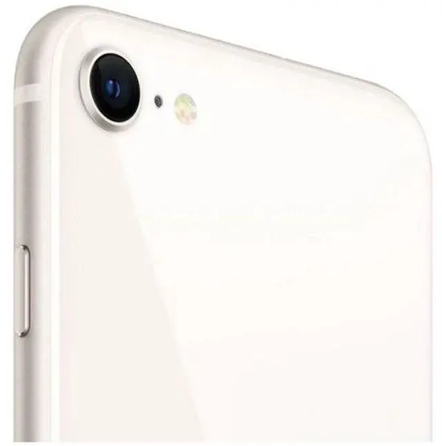 Alt view image 4 of 5 - Apple iPhone SE (2020) - 64GB - White - Fully Unlocked - Excellent (Grade A)