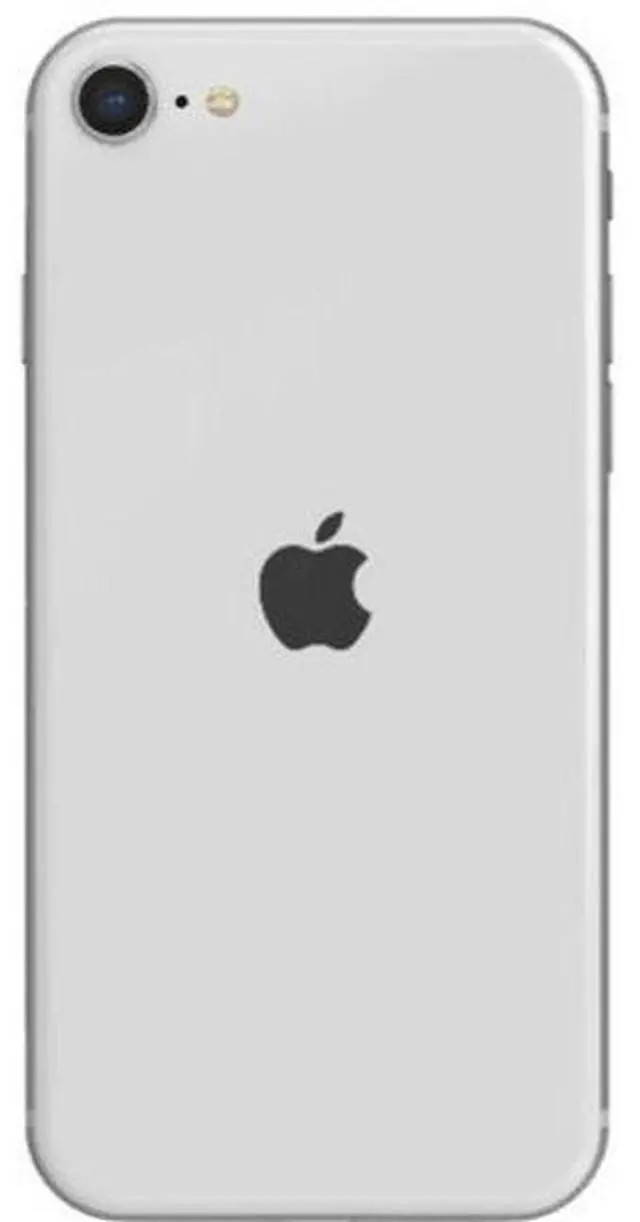 Alt view image 3 of 5 - Apple iPhone SE (2020) - 256GB - White - Fully Unlocked - Good (Grade B)