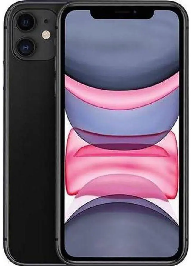 Main image of Apple iPhone 11 - 64GB - Black - Fully Unlocked - Acceptable (Grade C)