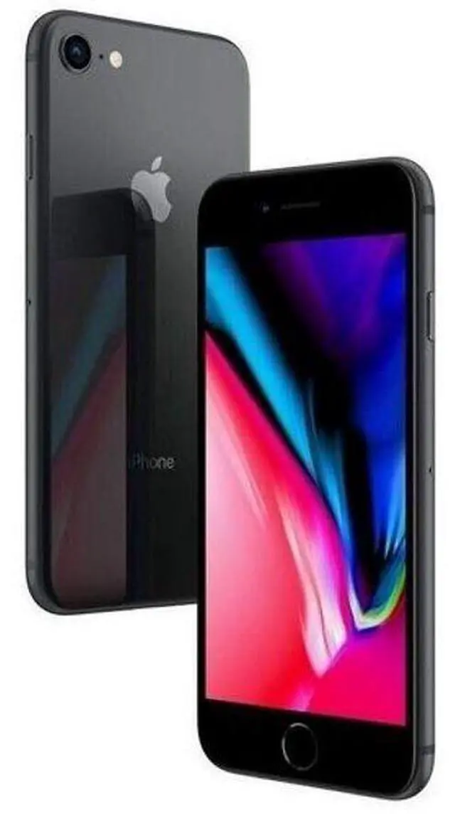 Alt view image 5 of 5 - Apple iPhone 8 - 64GB - Space Grey - Fully Unlocked - Acceptable (Grade C)