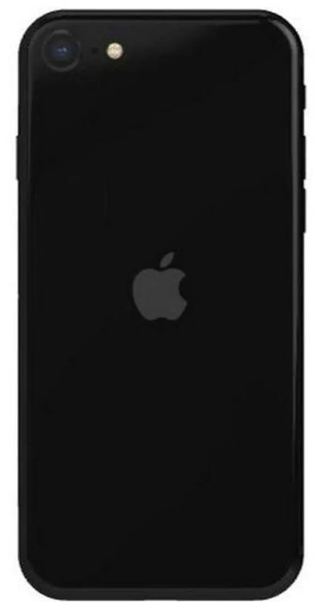 Alt view image 3 of 5 - Apple iPhone SE (2020) - 64GB - Black - AT&T - Excellent (Grade A)