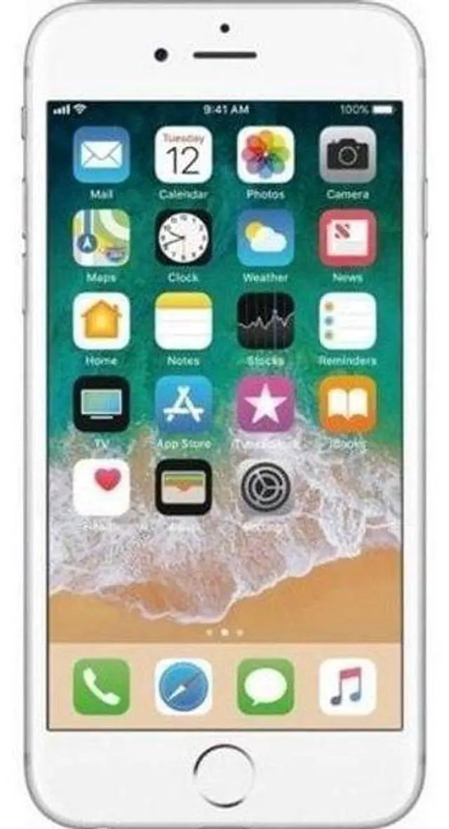 Alt view image 2 of 5 - Apple iPhone 6 - 64GB - Silver - Fully Unlocked - Good (Grade B)